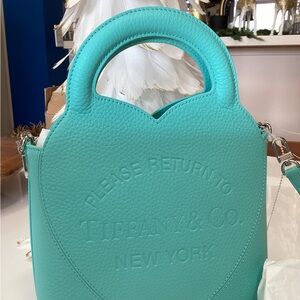 Tiffany & Co. Turquoise Shoulder Bag. Return to Tiffany & Co..NWT. Authentic